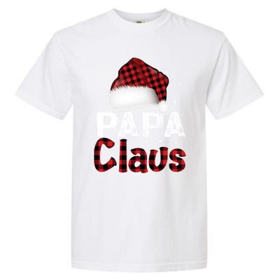 Fun Santa Hat Christmas Costume Family Matching Papa Claus Garment-Dyed Heavyweight T-Shirt