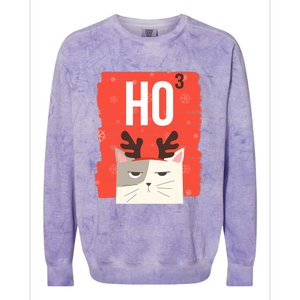 Funny Sarcastic Ho3 Ho Ho Ho Christmas Colorblast Crewneck Sweatshirt