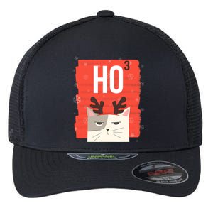 Funny Sarcastic Ho3 Ho Ho Ho Christmas Flexfit Unipanel Trucker Cap