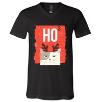 Funny Sarcastic Ho3 Ho Ho Ho Christmas V-Neck T-Shirt