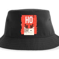 Funny Sarcastic Ho3 Ho Ho Ho Christmas Sustainable Bucket Hat