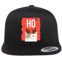 Funny Sarcastic Ho3 Ho Ho Ho Christmas Flat Bill Trucker Hat