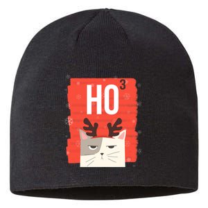 Funny Sarcastic Ho3 Ho Ho Ho Christmas Sustainable Beanie