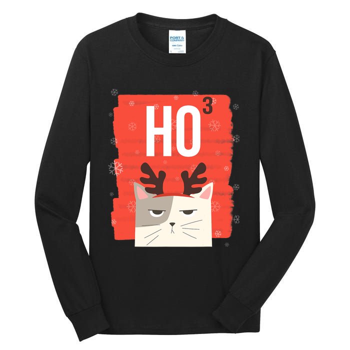 Funny Sarcastic Ho3 Ho Ho Ho Christmas Tall Long Sleeve T-Shirt