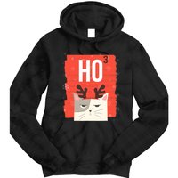 Funny Sarcastic Ho3 Ho Ho Ho Christmas Tie Dye Hoodie