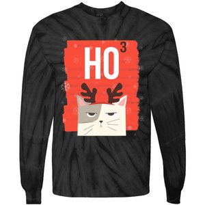 Funny Sarcastic Ho3 Ho Ho Ho Christmas Tie-Dye Long Sleeve Shirt