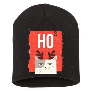 Funny Sarcastic Ho3 Ho Ho Ho Christmas Short Acrylic Beanie