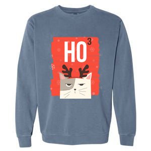 Funny Sarcastic Ho3 Ho Ho Ho Christmas Garment-Dyed Sweatshirt