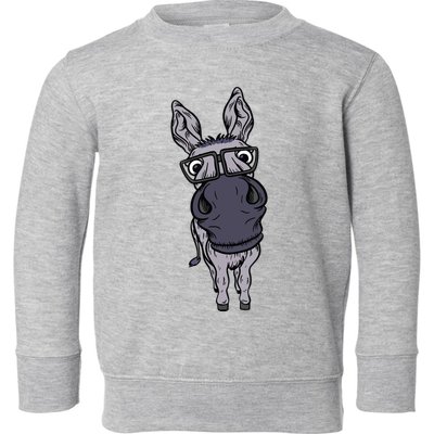 Funny Smart House Donkey Farm Horse Mule Pack Animal Donkey Toddler Sweatshirt