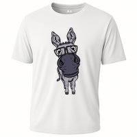 Funny Smart House Donkey Farm Horse Mule Pack Animal Donkey Cooling Performance Crew T-Shirt