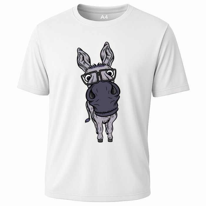 Funny Smart House Donkey Farm Horse Mule Pack Animal Donkey Cooling Performance Crew T-Shirt