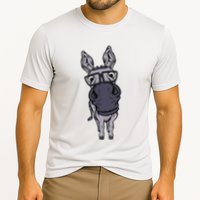 Funny Smart House Donkey Farm Horse Mule Pack Animal Donkey Cooling Performance Crew T-Shirt