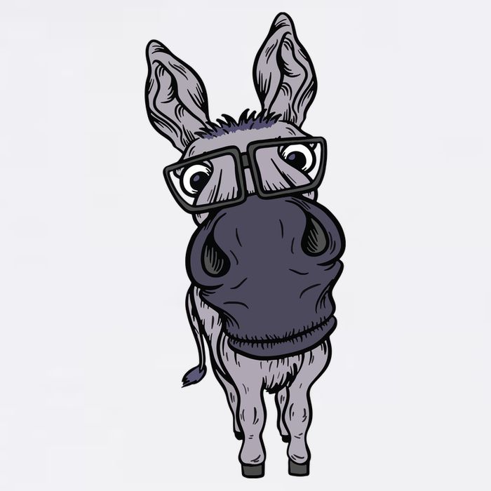 Funny Smart House Donkey Farm Horse Mule Pack Animal Donkey Cooling Performance Crew T-Shirt