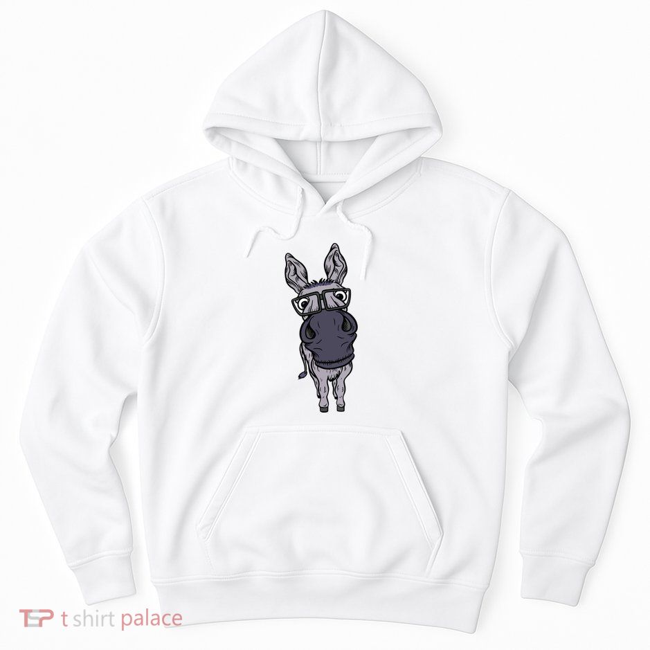 Funny Smart House Donkey Farm Horse Mule Pack Animal Donkey Hoodie