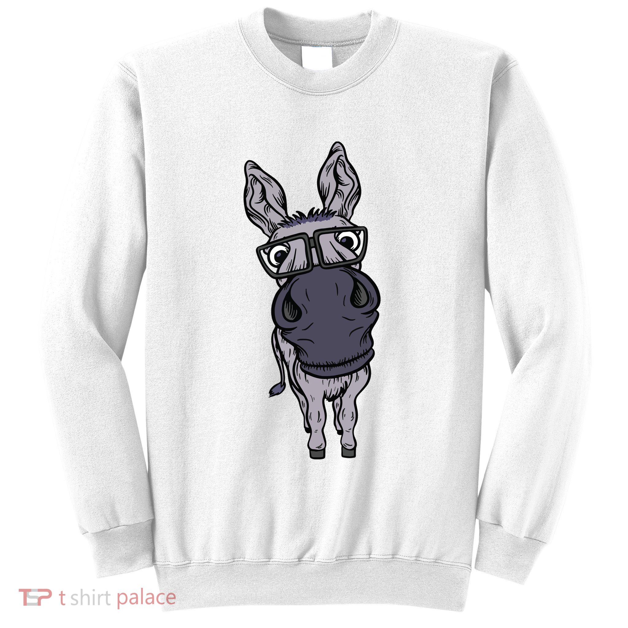 Funny Smart House Donkey Farm Horse Mule Pack Animal Donkey Sweatshirt