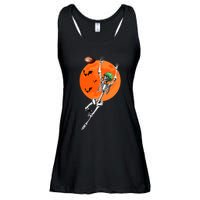 Football Skeleton Halloween Football Player Ladies Essential Flowy Tank