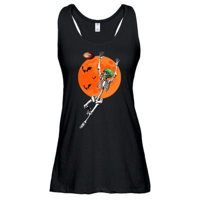 Football Skeleton Halloween Football Player Ladies Essential Flowy Tank