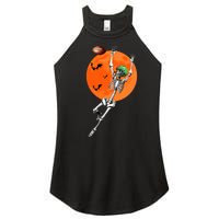 Football Skeleton Halloween Football Player Women's Perfect Tri Rocker Tank