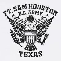 Fort S.A.M H.O.U.S.T.O.N Us Military Base Texas Tx Ft S.A.M H.O.U.S.T.O.N. Button