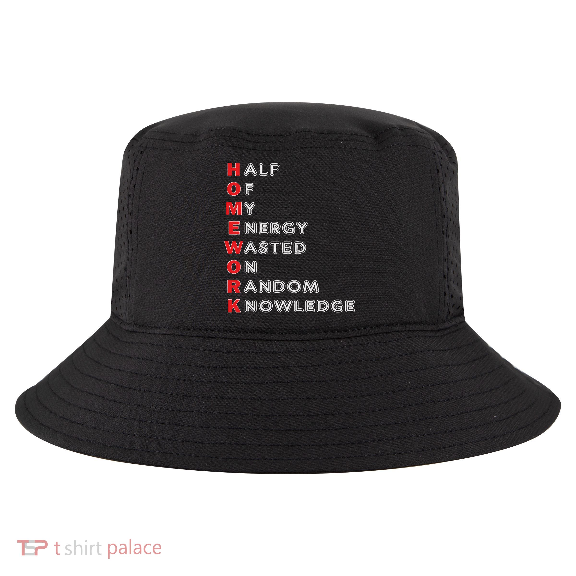Funny School Homework For Ns Gift Cool Comfort Performance Bucket Hat
