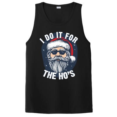 Funny Santa I Do It For The HoS Inappropriate Christmas Gift PosiCharge Competitor Tank