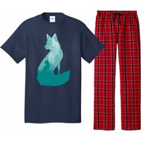 Fox Silhouette In The Forest Animal Hunter Hunting Pajama Set