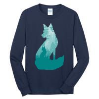 Fox Silhouette In The Forest Animal Hunter Hunting Tall Long Sleeve T-Shirt