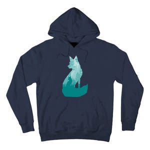 Fox Silhouette In The Forest Animal Hunter Hunting Tall Hoodie