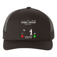 Funny Sorry I Missed Your Call Was On Other Line Fishing Yupoong Adult 5-Panel Trucker Hat