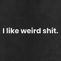 Funny & Sarcastic I Like Weird Shit Garment-Dyed Fleece Hoodie