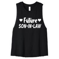 Future Son In Law Women's Racerback Cropped Tank