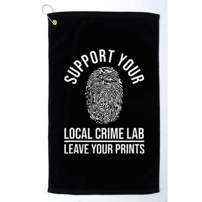 Forensic Science Investigator Forensic Scientist Platinum Collection Golf Towel