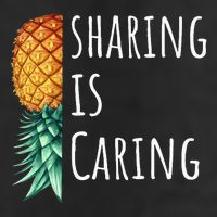 Funny Sharing Is Caring Upside Down Pineapple Swinger Cool Comfort Performance Bucket Hat