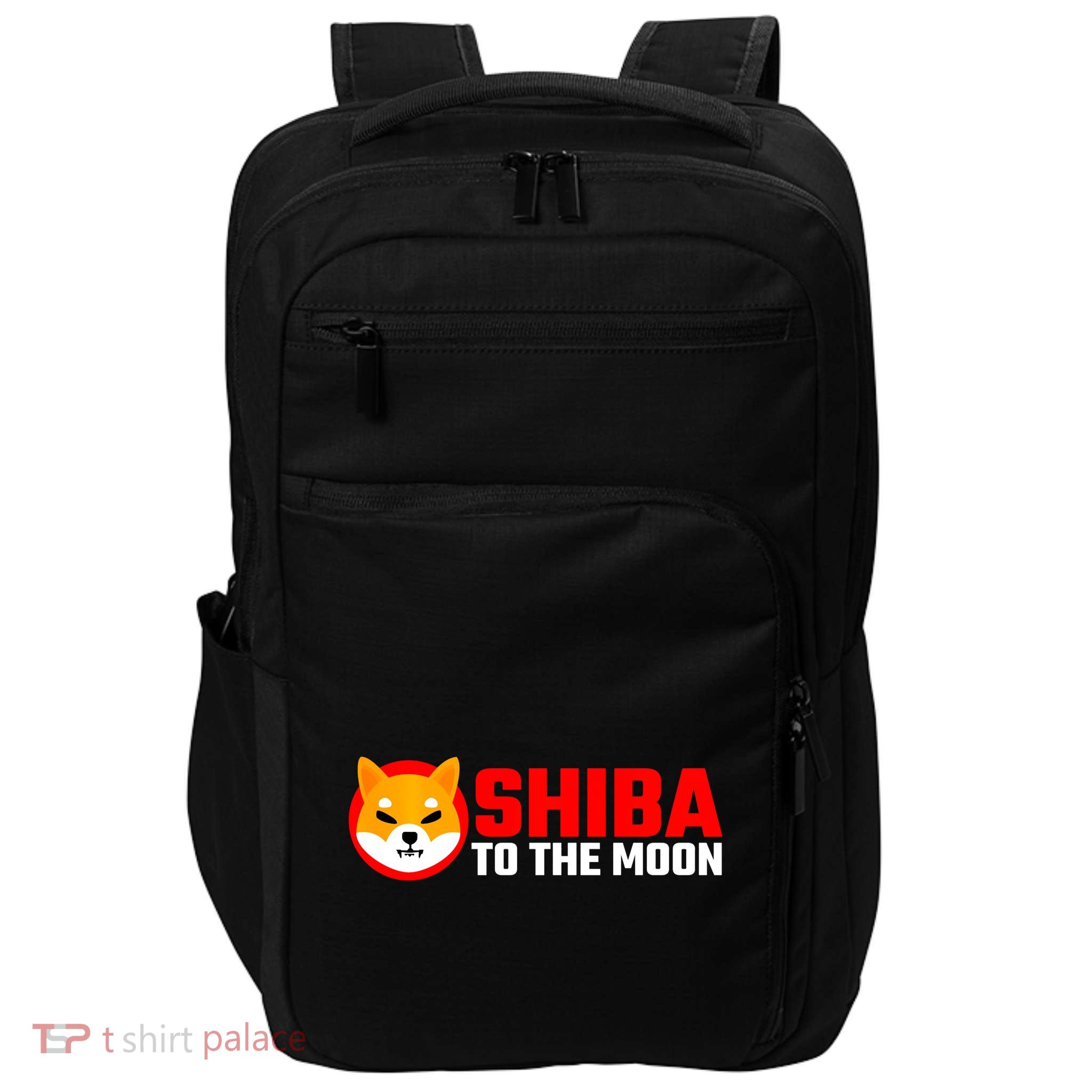 Funny Shiba Inu Token Dogecoin Killer Crypto Hodler Impact Tech Backpack