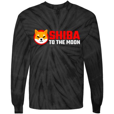 Funny Shiba Inu Token Dogecoin Killer Crypto Hodler Tie-Dye Long Sleeve Shirt