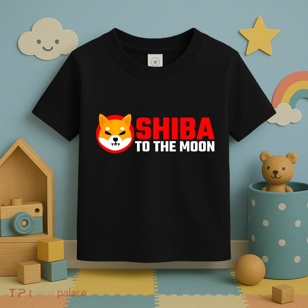 Funny Shiba Inu Token Dogecoin Killer Crypto Hodler Toddler T-Shirt