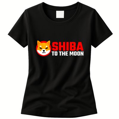 Funny Shiba Inu Token Dogecoin Killer Crypto Hodler Womens T-Shirt