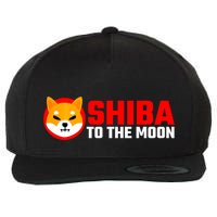 Funny Shiba Inu Token Dogecoin Killer Crypto Hodler Wool Snapback Cap