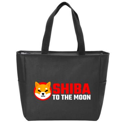 Funny Shiba Inu Token Dogecoin Killer Crypto Hodler Zip Tote Bag