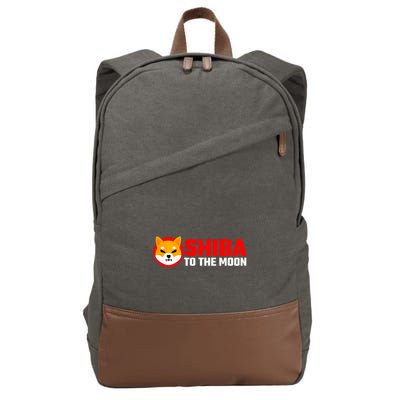 Funny Shiba Inu Token Dogecoin Killer Crypto Hodler Cotton Canvas Backpack