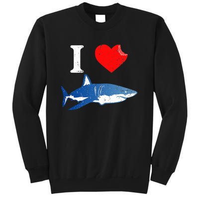 Funny Shark I Love Shark Shark Lover Shark Sweatshirt