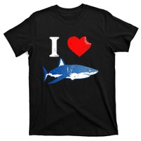 Funny Shark I Love Shark Shark Lover Shark T-Shirt