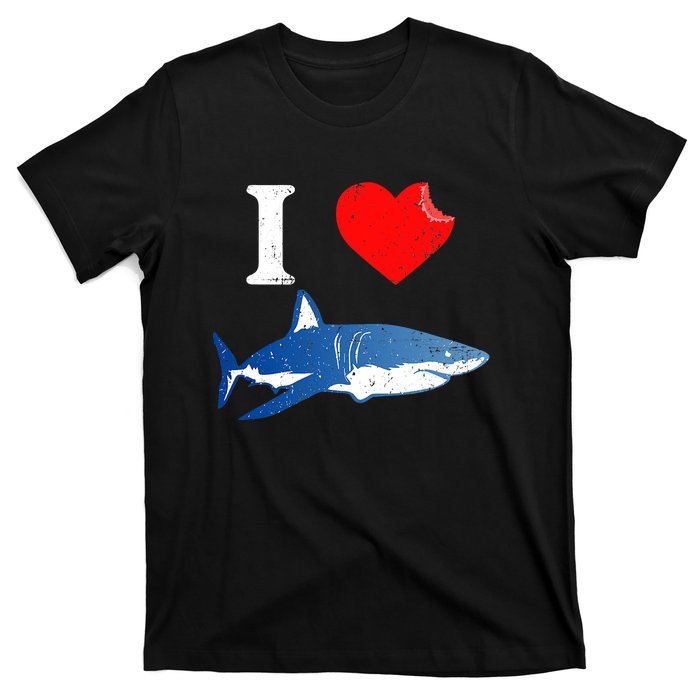 Funny Shark I Love Shark Shark Lover Shark T-Shirt