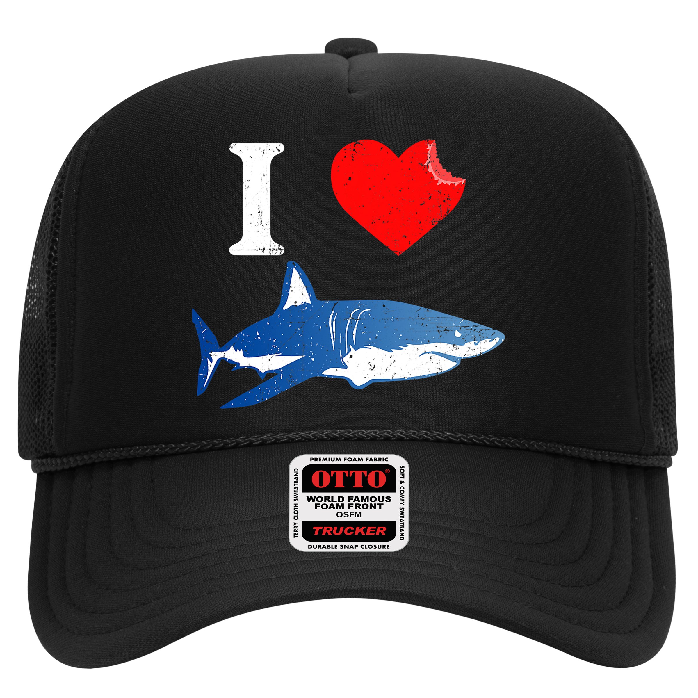 Funny Shark I Love Shark Shark Lover Shark Hat