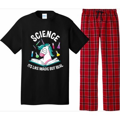 Funny Science Is Like Magic But Real Unicorn Funny Science Pajama Set