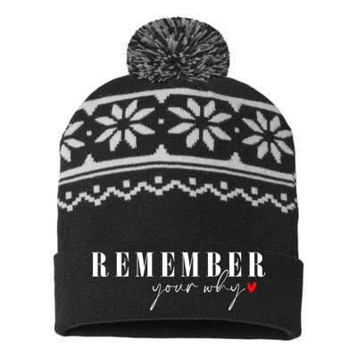 Funny Sarcastic Inspirational Quote USA-Made Snowflake Beanie