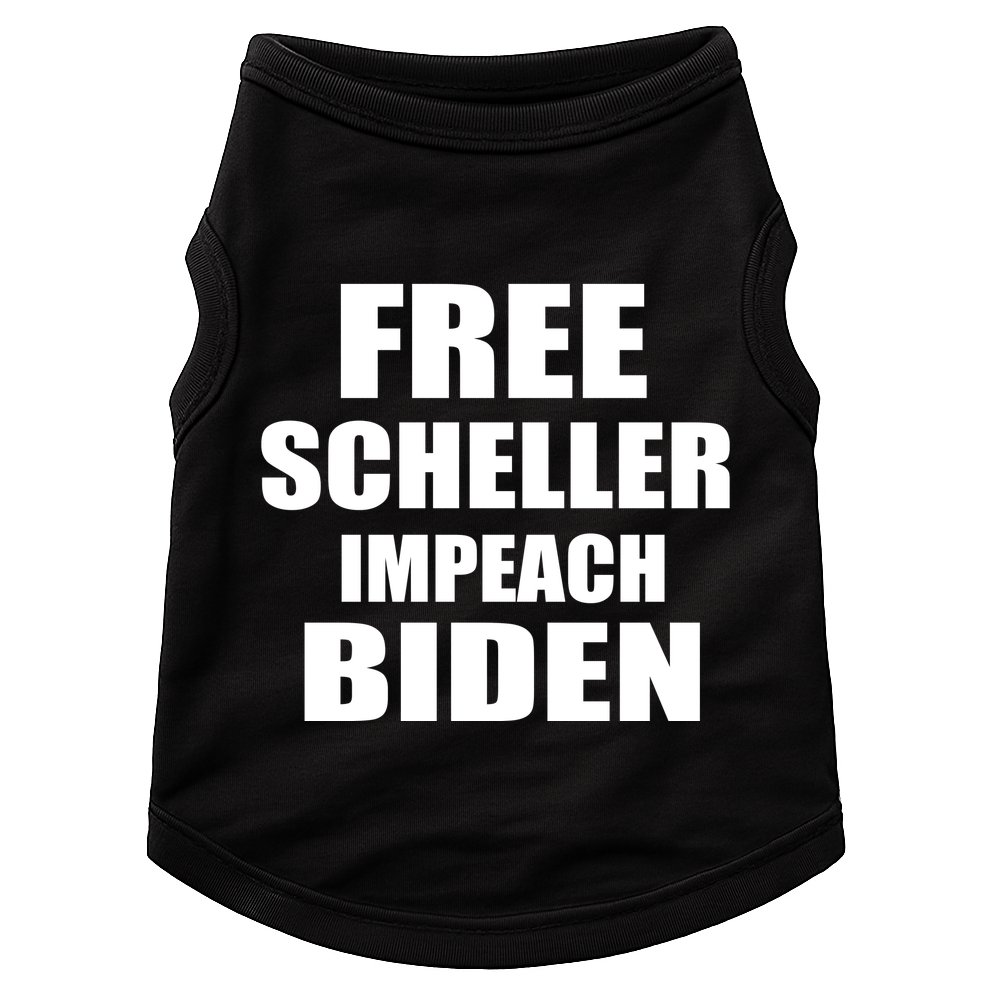 Free Scheller Impeach Biden Doggie Tank