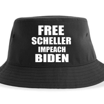 Free Scheller Impeach Biden Sustainable Bucket Hat