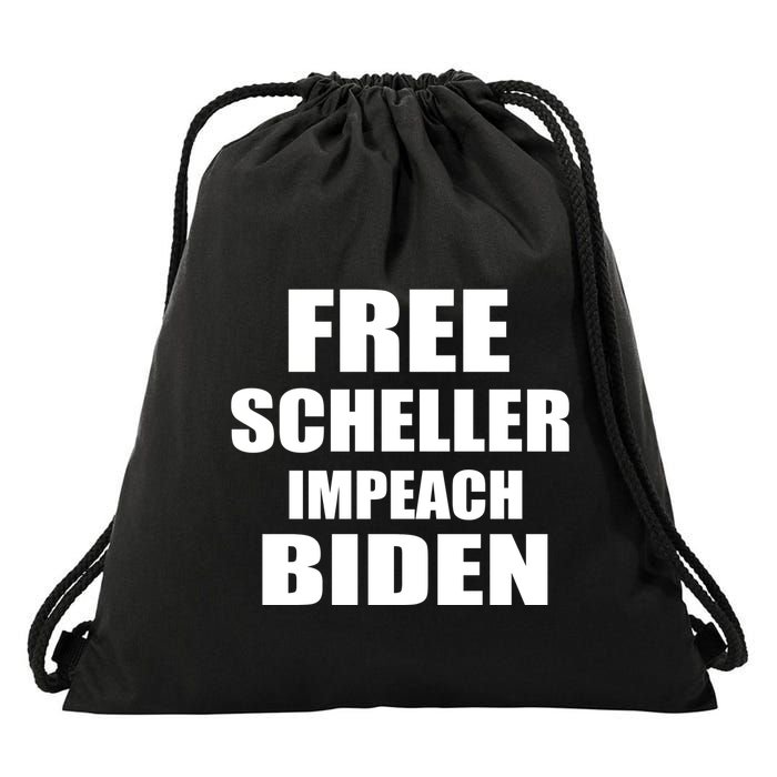 Free Scheller Impeach Biden Drawstring Bag