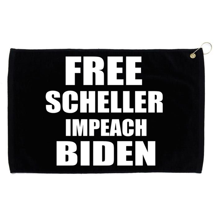 Free Scheller Impeach Biden Grommeted Golf Towel